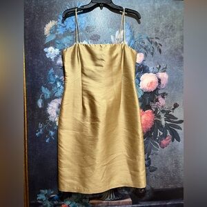 BCBGMaxAzria Beige Silk Dress